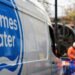 Thames Water employees carry out repair and maintenance in London