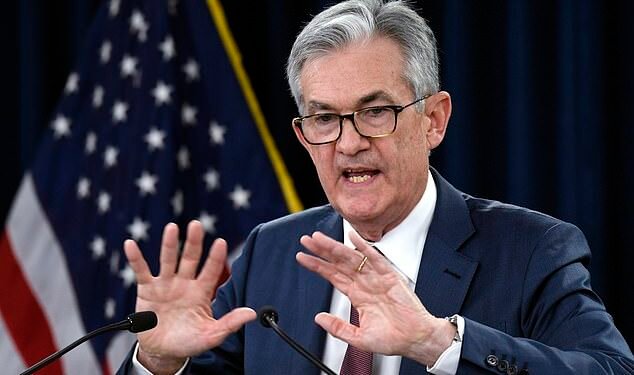Defiant: Federal Reserve chairman Jay Powell (pictured) is determined to preserve the US central bank's independence in the face of fierce criticism from President Trump