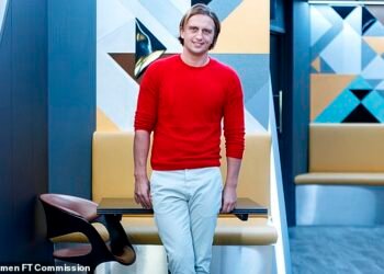 Stake: Revolut founder and chief exec Nik Storonsky (pictured) is thought to own around a quarter of the company - worth some £8.5bn