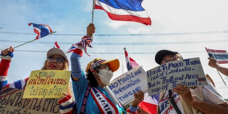 Thailand and Cambodia reinforcing troops on disputed border after May skirmish, Thai minister says