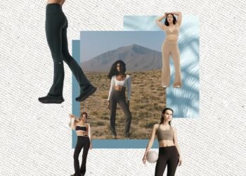 11 Best Flared Leggings for Travel Days, According to Our Editors