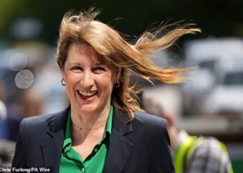 Challenge: Chancellor Rachel Reeves plans to raise the issue of boosting UK share investment in her Mansion House speech in July