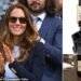 Deluxe: The Princess of Wales sports Ray-Bans, a Cartier watch, a Birkin bag and a bottle of Moet