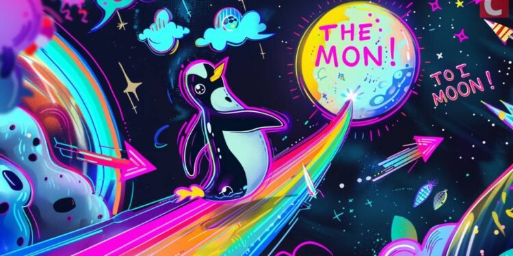 Pengu Price Hits 5-Month Peak as Solana Memecoins Rally Behind BTC