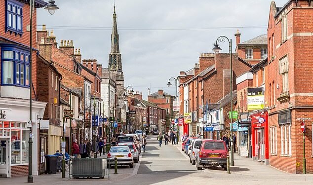 First place: The picturesque market town of Leek, Staffordshire, is the top spot for first-time buyers with homes for just £191,359