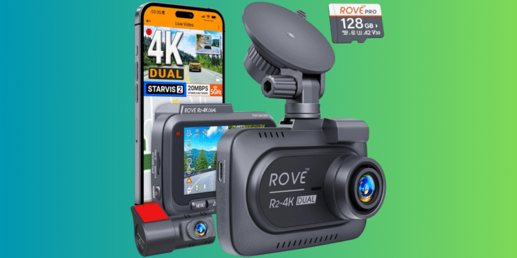 This R2-4K Dual Dash Cam Is 45% Off Right Now