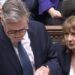 Rachel Reeves appears to shed a tear in the House of Commons as Keir Starmer speaks