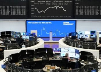 European shares retreat after Powell rally, JDE Peet’s soars on buyout