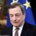 Wake-up call: Former Italian Prime Minister Mario Draghi (pictured) says Europe must face up to the reality that it is no longer a major global power