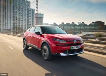 Citroen has four models now available with the Government's new electric car grant, including the e-C4 (pictured)