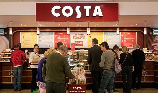 A popular coffee chain with 2,300 sites across the UK could face being sold under a £2billion deal. US soft drink company Coca-Cola are said to be working alongside investment bank Lazard to review a potential sale of Costa Coffee, Sky News has reported (file image)