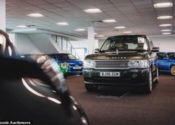 Queen's 20-year-old supercharged Range Rover sells for over ten times its typical market value at auction