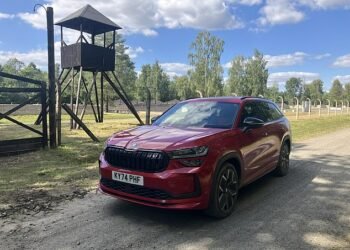 Potent: The Skoda Kodiaq is powered by a potent 193hp, 2.0 litre TDI turbo-diesel engine, linked to a seven-speed automatic gear-box