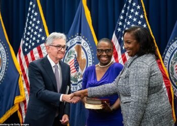 The White House piled pressure on senior Federal Reserve official Lisa Cook (pictured right) to stand aside after Donald Trump attempted to fire her.