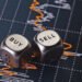 Dices cubes to trader.