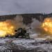 Serious salvo: A howitzer fires 155mm calibre ammo during tests
