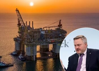 BP will move ahead with a $5billion offshore drilling project as the energy giant continues to re-embrace fossil fuels under chief executive Murray Auchincloss . The group told shareholders on Monday the Tiber-Guadalupe project in the US Gulf of Mexico will have the capacity to produce 80,000 barrels of oil per day when it begins production in 2030.