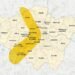 London banana: The divisive map created by Tel-Aviv based author Saul Sadka, which he says shows the nicest areas of the capital