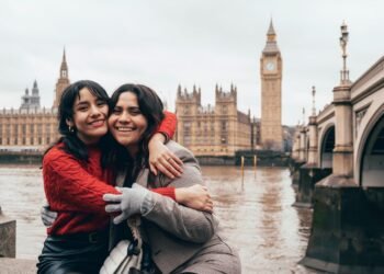 Adult, Female, Person, big ben
