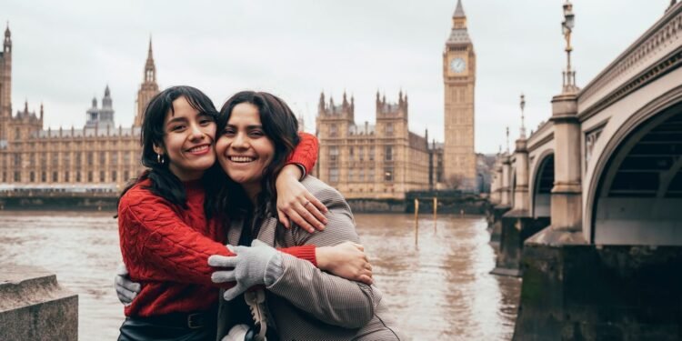 Adult, Female, Person, big ben