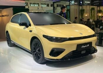 Debut: Leapmotor has just unveiled its next new model, the B05 hatchback, which goes on sale next year