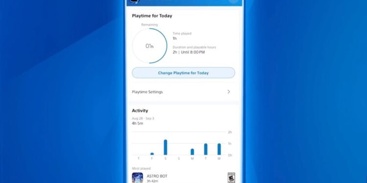 PlayStation Has a New Parental Control App