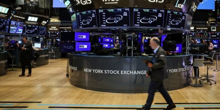 Wall Street ends lower as ruling on Trump tariffs raises concerns