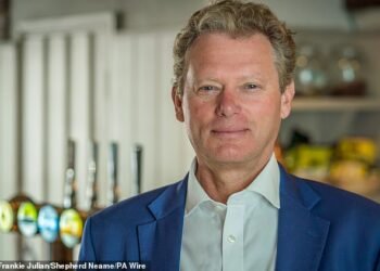 Challenges: Shepherd Neame chief exec Jonathan Neame (pictured) said ‘nothing is easy for business’ as Britain is ‘overtaxed’ and ‘overregulated’