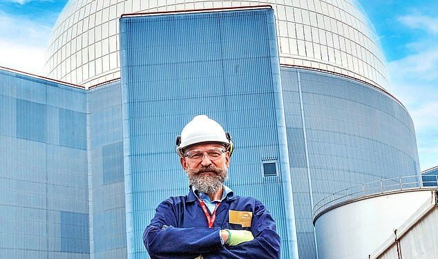 Visionary: Sizewell C, in which Centrica, led by Chris O'Shea has bought a 15 per cent stake will be built next to the Sizewell B nuclear reactor