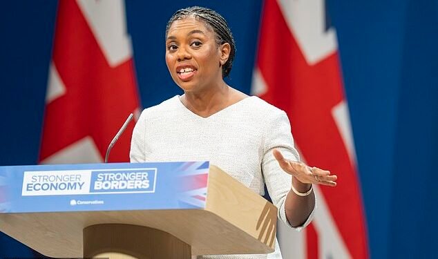 Stamp it out: Conservative leader Kemi Badenoch announced her plan to remove stamp duty for home buyers if the party secures victory at the next election