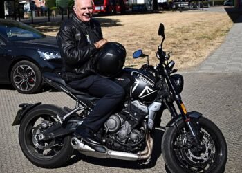 Sense of freedom: Sir Iain Duncan Smith on his Triumph Trident 660