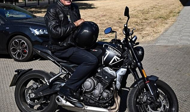 Sense of freedom: Sir Iain Duncan Smith on his Triumph Trident 660