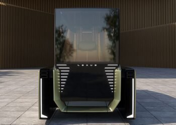 The most unique concept from the Japan Mobility Show is perhaps this: The Lexus Micro LS Concept is a self-driving pod for one