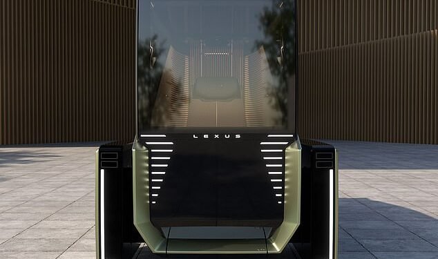 The most unique concept from the Japan Mobility Show is perhaps this: The Lexus Micro LS Concept is a self-driving pod for one