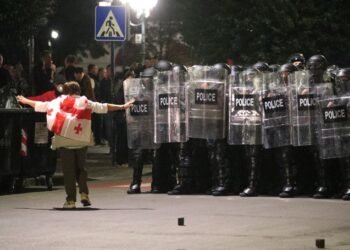 Georgian police clash, detain protesters as ruling party says it won local elections