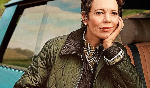 Star turnaround: Actress Olivia Colman in a Burberry advert