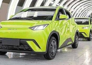 In the fast lane: BYD, until recently little known in the UK, is now becoming a familiar sight on driveways