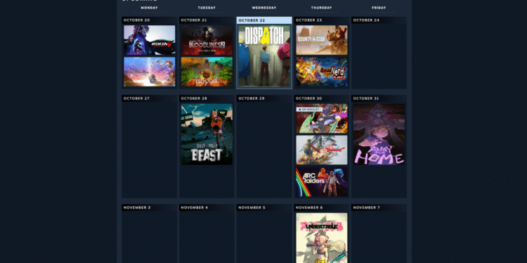 Steam's Calendar View Is a Convenient and Personalized Way to Track New Games