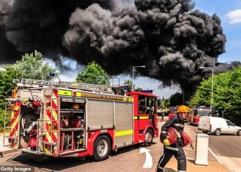 Emergency service: Firefighters are one of the top 10 most in demand roles - and they have an average salary of £36,939