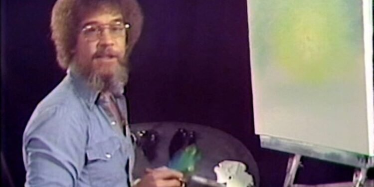 Bob Ross paintings to be auctioned to support US public television