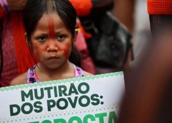 Climate protesters swelter in Brazilian sun outside COP30 summit