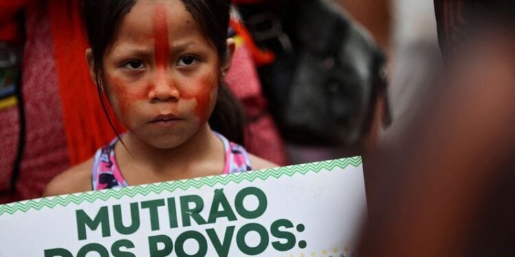 Climate protesters swelter in Brazilian sun outside COP30 summit