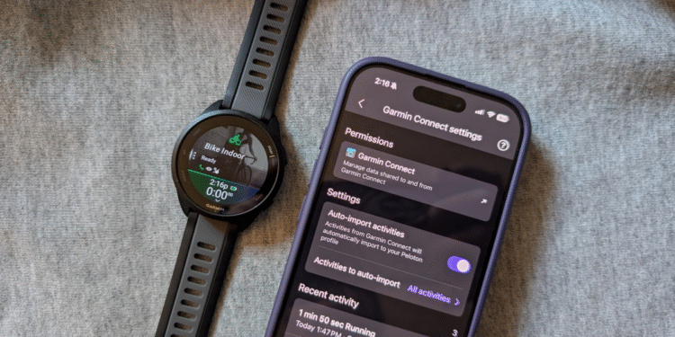 Garmin Workouts Can Now Sync to Peloton