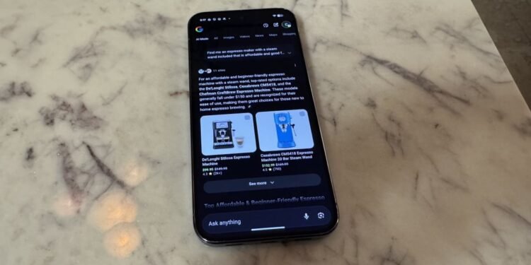 Google's AI Mode Can Now Work Like a Virtual Sales Associate