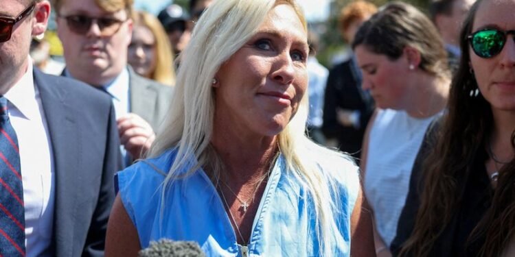 Lawmaker Marjorie Taylor Greene blames Trump for threats against her after their split