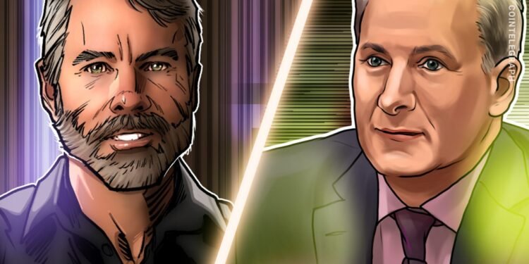 Peter Schiff Challenges Strategy's Michael Saylor to a Debate