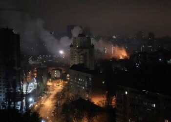 Russian drones, missiles kill one, injure 11 in Kyiv, cause damage