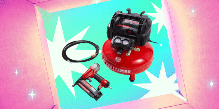 This Brad Nailer and Air Compressor Combo Is $90 Off for Black Friday