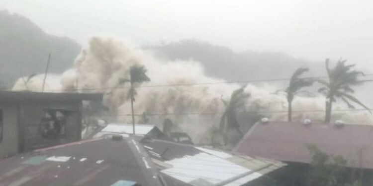 Two dead, one million evacuated as Typhoon Fung-wong slams into the Philippines