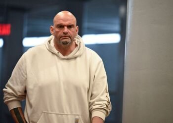 US Senator Fetterman home after fall and brief hospitalization